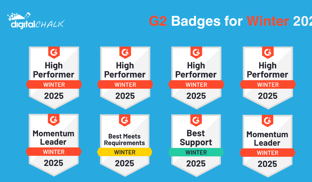 DigitalChalk Earns 8 New Badges in the G2 Winter 2025 Reports