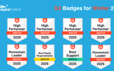 DigitalChalk Earns 8 New Badges in the G2 Winter 2025 Reports