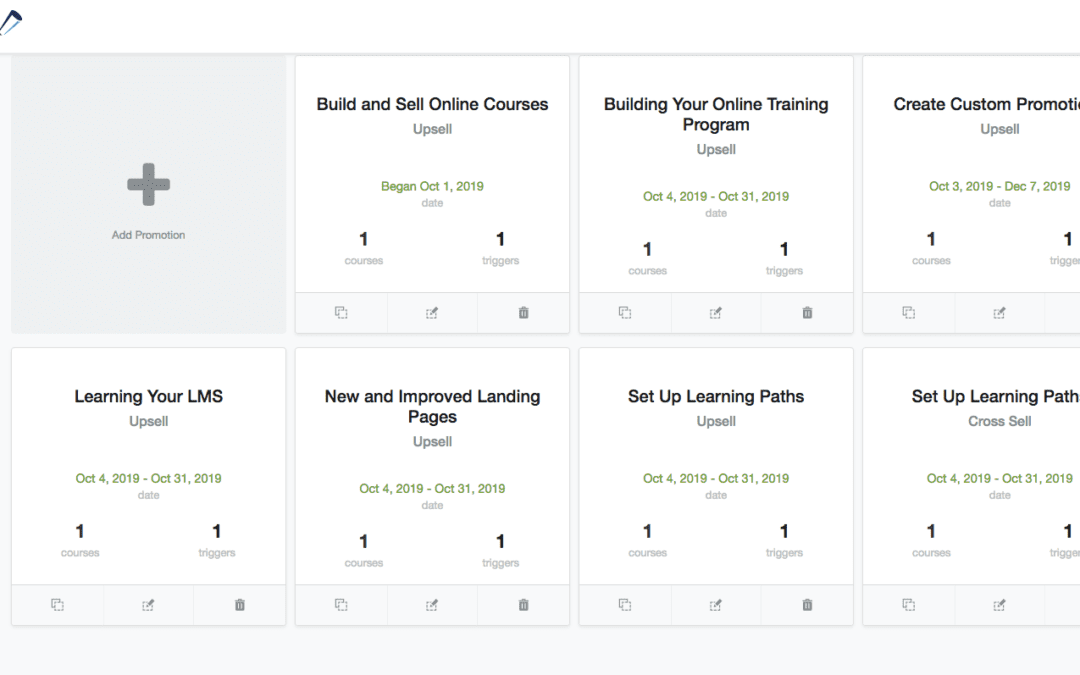 New and Improved Course Promotions: Create Promotions and Learning Paths in Minutes!